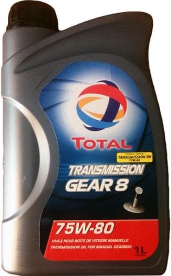 Huile de transmission TOTAL GEAR 8 75W80 1L
